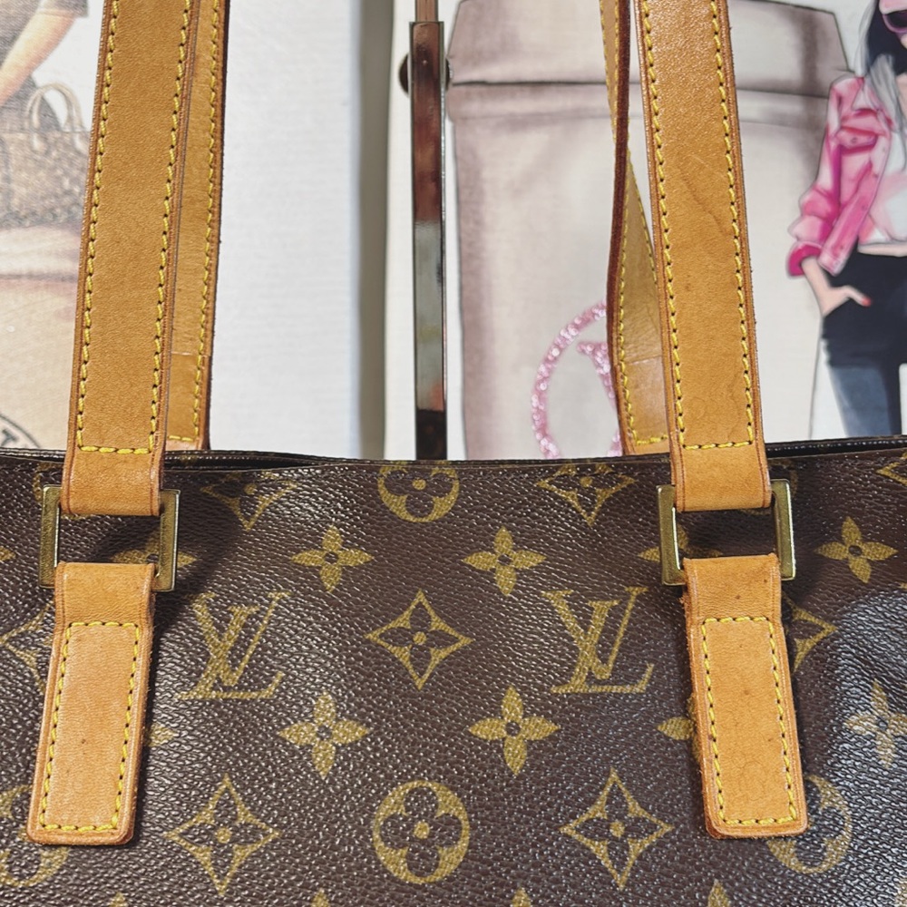 💃AUTHENTIC LOUIS VUITTON CABAS PIANO HANDBAG TOTE PURSE MONOGRAM DU0092 - Picture 4 of 11